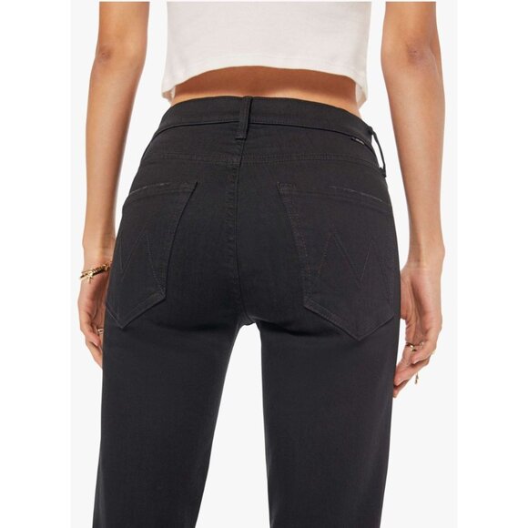 Mother Denim The Mid Rise Dazzler Ankle Straight Leg Jeans Not Guilty Size 25 - Picture 4 of 11